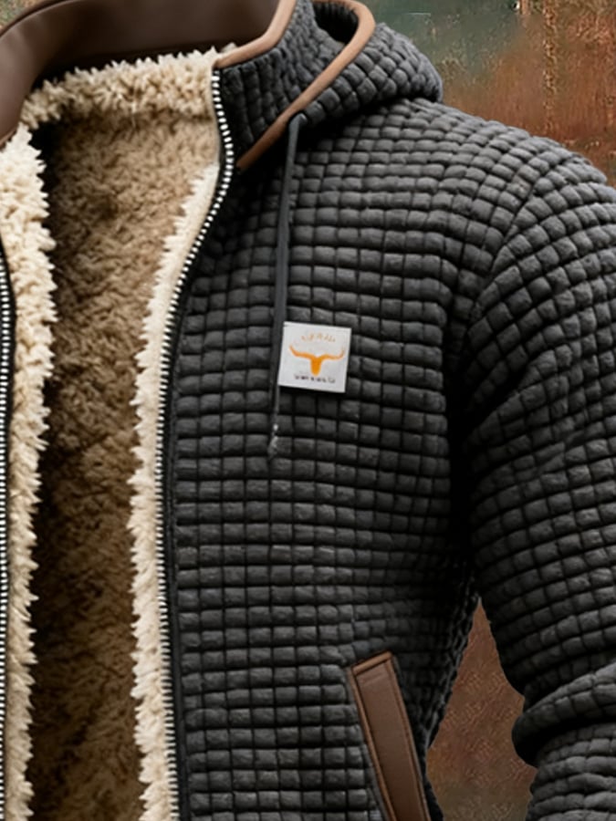 KINGSLEY AND ROW LONDON™ | Quilted Winter Jacket with Cozy Sherpa Lining