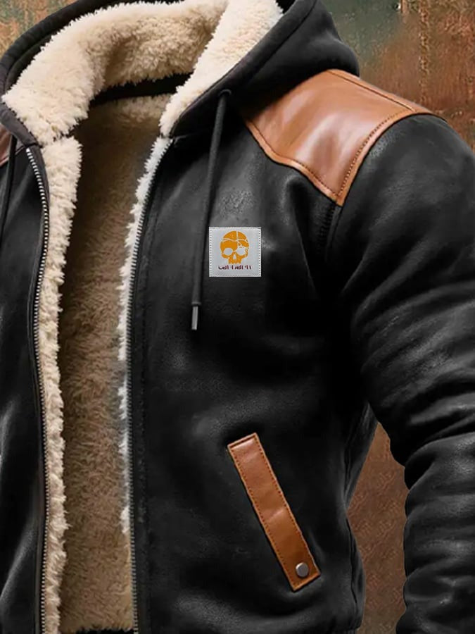 KINGSLEY AND ROW LONDON™ | CLASSIC WARM SUEDE & LEATHER JACKET