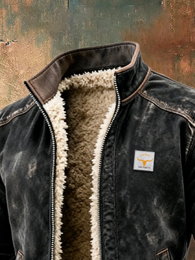 KINGSLEY AND ROW LONDON™ | Retro Sherpa-Lined Jacket