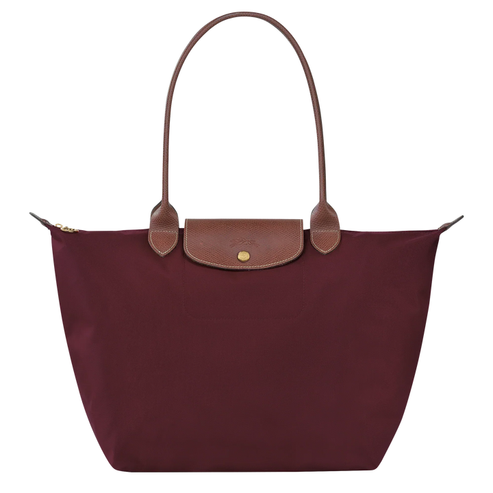 Longchamp - Large Le Pliage Tote, Burgundy | Last Day 60% Off