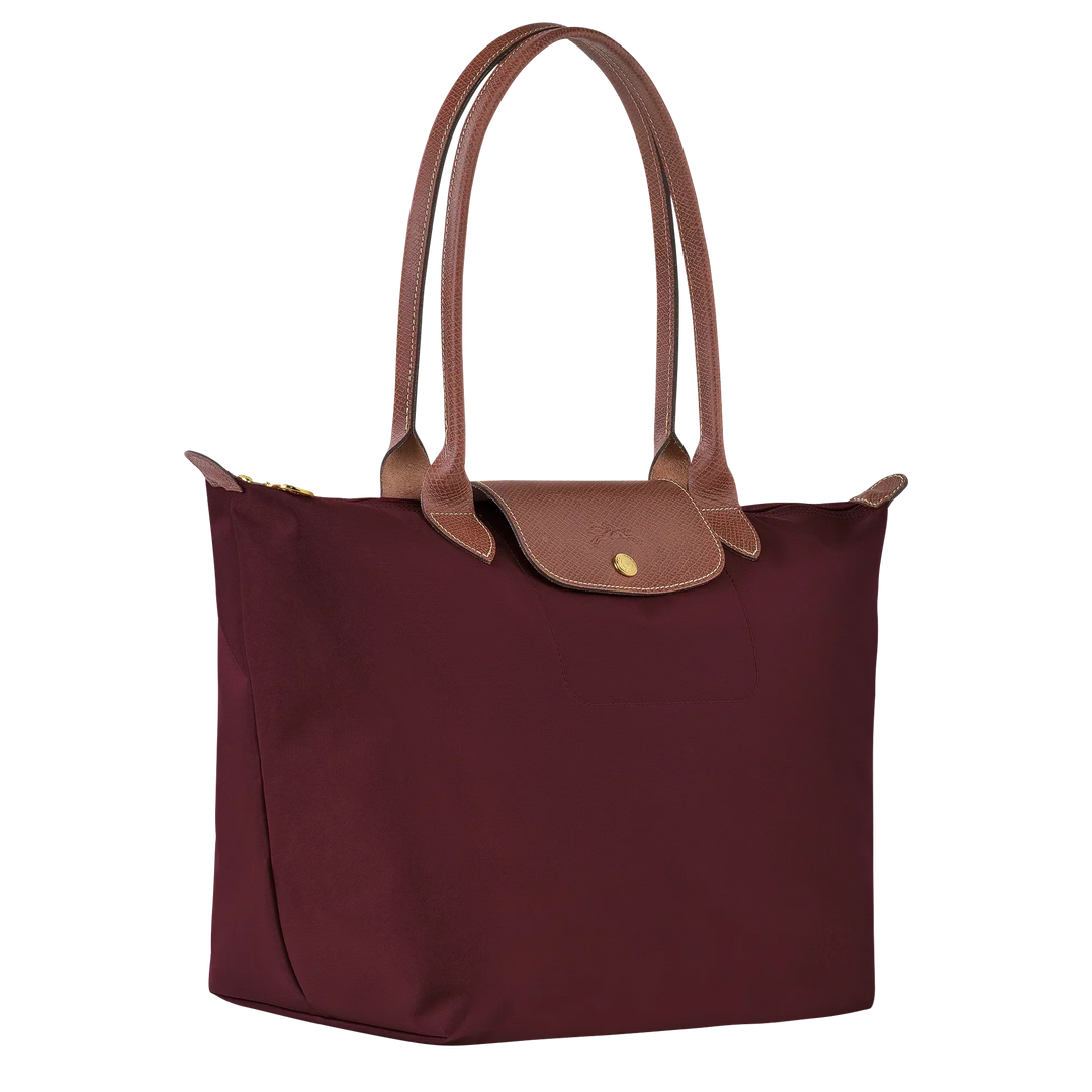 Longchamp - Large Le Pliage Tote, Burgundy | Last Day 60% Off
