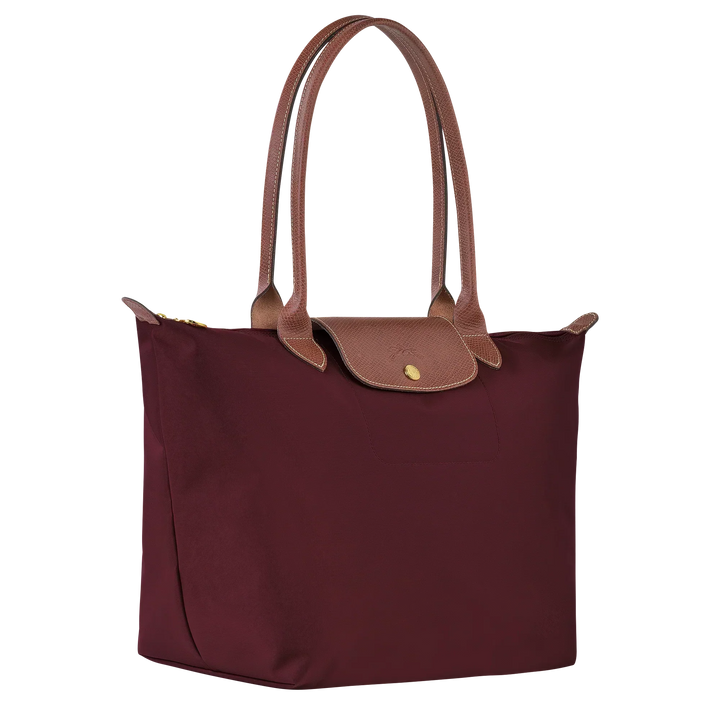 Longchamp - Large Le Pliage Tote, Burgundy | Last Day 60% Off