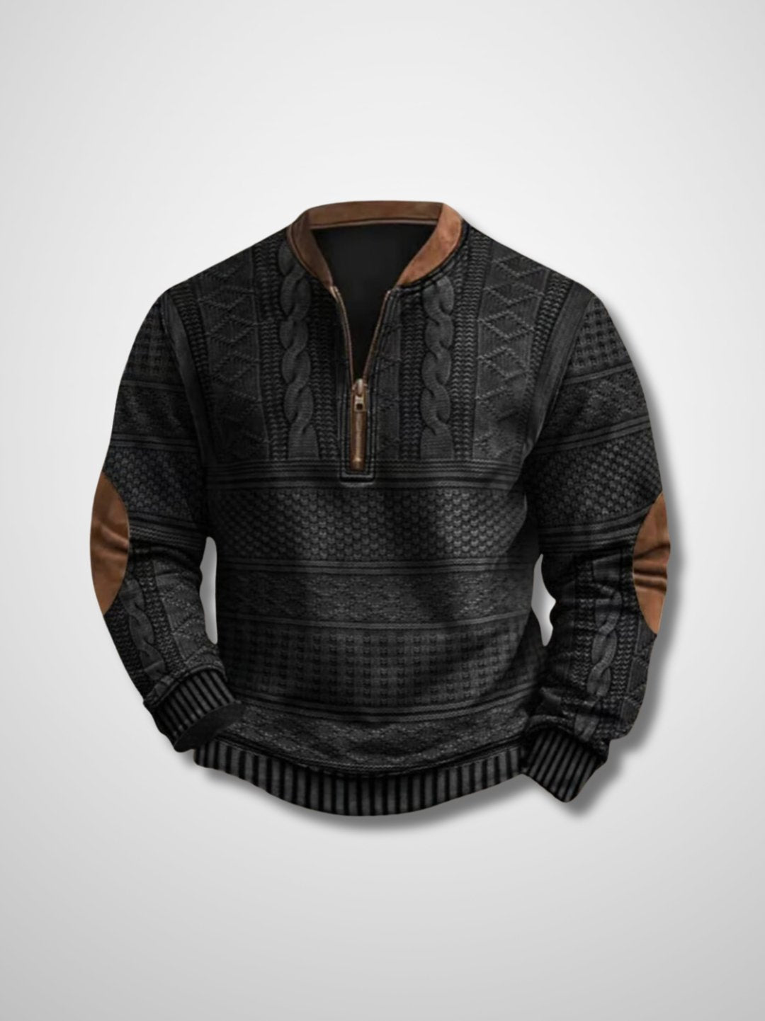 Wolf - Premium Zip-Up Sweater