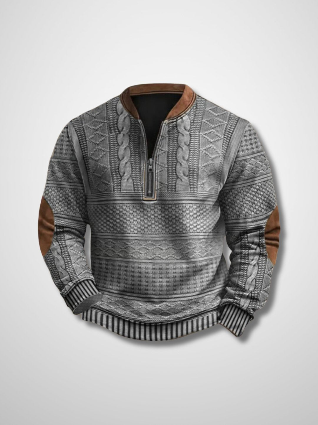 Wolf - Premium Zip-Up Sweater