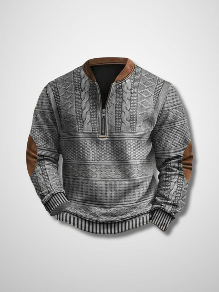 Wolf - Premium Zip-Up Sweater
